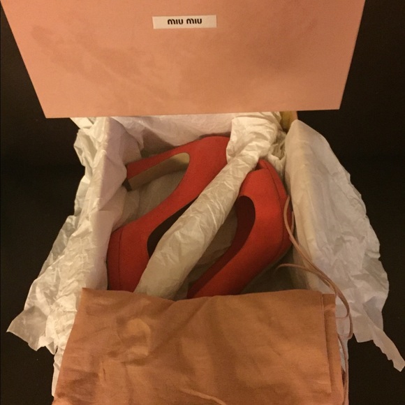 Miu Miu's Camoscio Suede Pumps - Picture 4 of 10